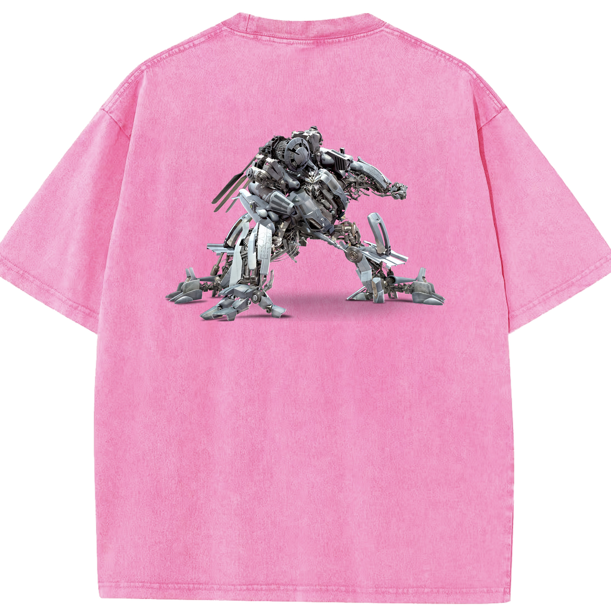 （画像用） Transformers トランスフォーマー 綿100% ヴィンテージ風 半袖Tシャツ（背面プリント）